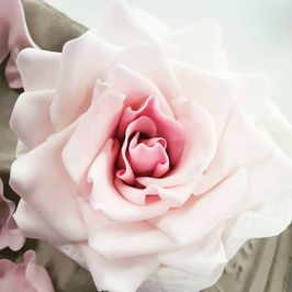 large icing rose